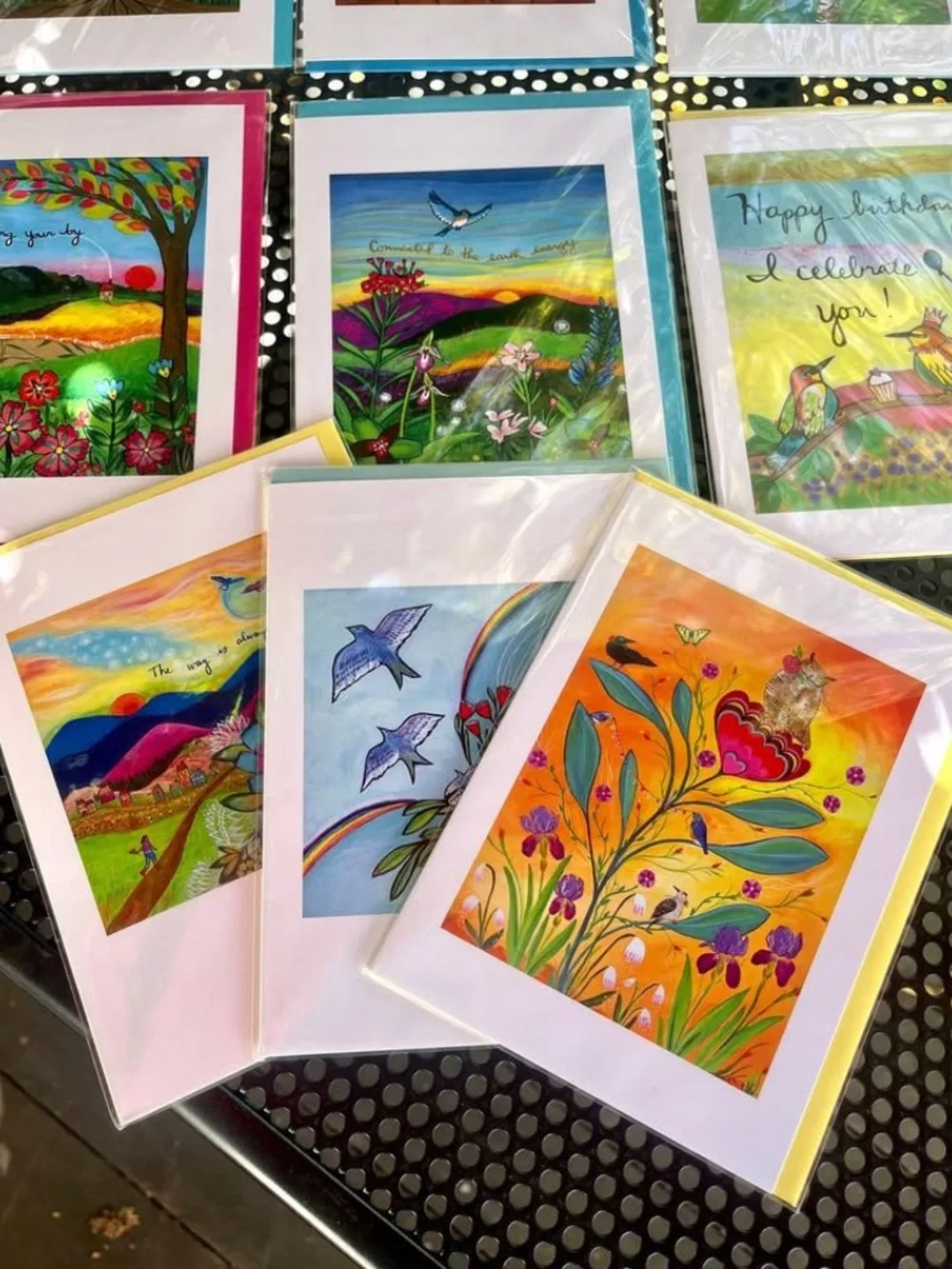 Lori Portka Greeting Card Bundle ~ Set ~10 Individually Wrapped Cards/Envelopes